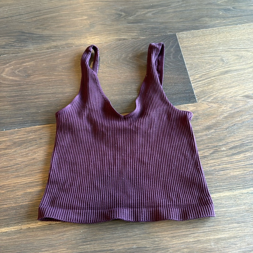 Purple Crop Top